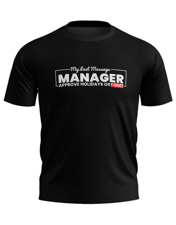 Manager Holidays
